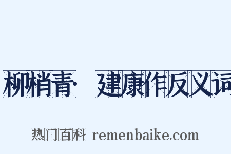 柳梢青·建康作反义词是什么意思的图片